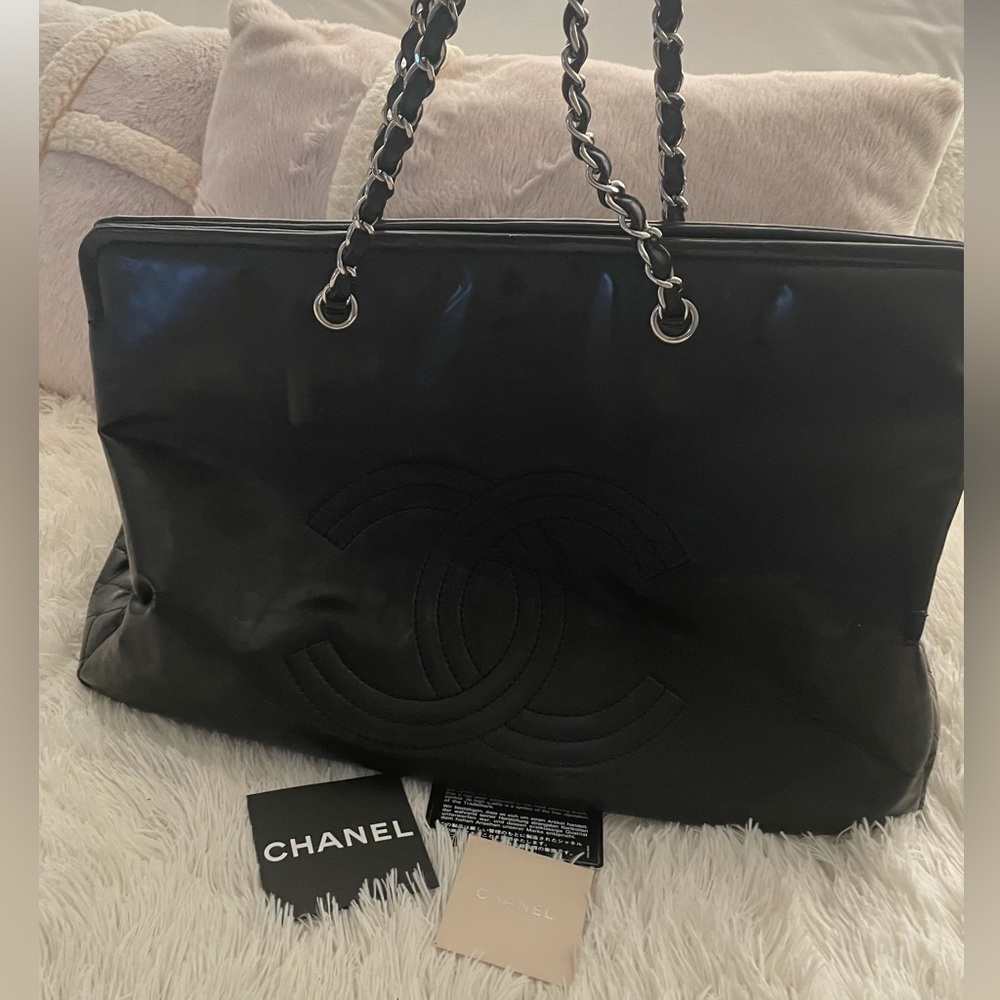 Chanel Leather Tote/Travel Bag